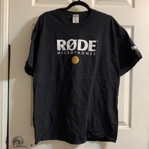 Black RODE Mic Short Sleeve T-Shirt